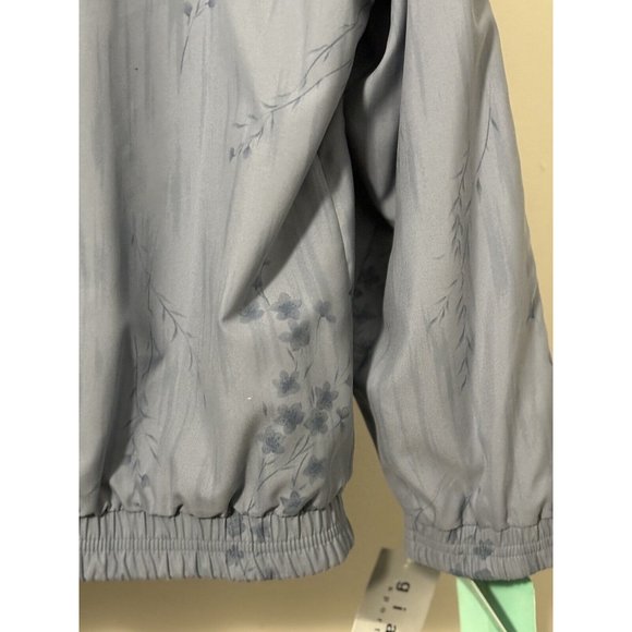 Giacca Petite Sport‎ Coat Womens Size PS Small Jacket Reversible Dusty Blue READ - Picture 8 of 14